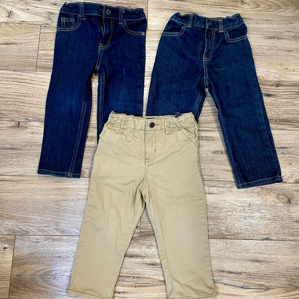 Oshkosh B’Gosh Toddler Boy Pants - BUNDLE - Size 24 Months